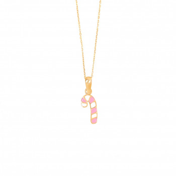 18K GOLD CHAIN FOR KIDS , CANDY SHAPE