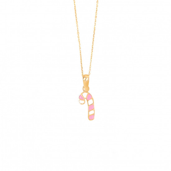 18K GOLD CHAIN FOR KIDS , CANDY SHAPE