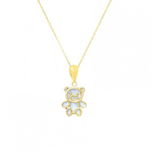 GOLD CHAIN FOR KIDS, TEDDY BEAR
