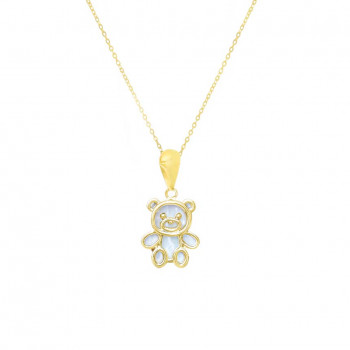 GOLD CHAIN FOR KIDS, TEDDY BEAR