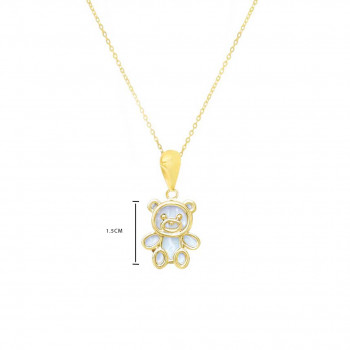 GOLD CHAIN FOR KIDS, TEDDY BEAR