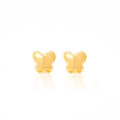 18K GOLD BUTTERFLY EARRINGS