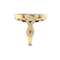 AMMONITE RING WITH 88 PIECES OF DIAMOND ,18K GOLD AMMONITE RING WITH 88 PIECES OF DIAMOND ,18K GOLD