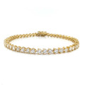 DIAMON TENNIS BRACELET WITH CHAIN