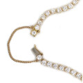 DIAMON TENNIS BRACELET WITH CHAIN