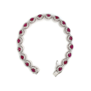 DIAMOND RUBY BRACELET