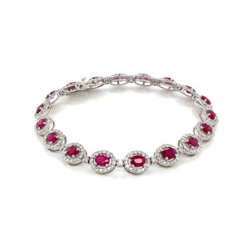 DIAMOND RUBY BRACELET