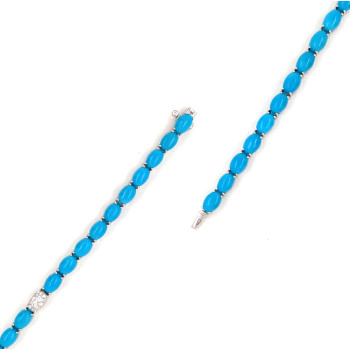 DIAMOND TURQUOISE BRACELET