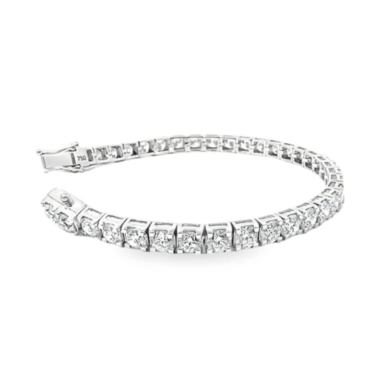 DIAMOND TENNIS BRACELET ( each piece of diamonds has certificate ) DIAMOND TENNIS BRACELET ( each piece of diamonds has certificate )