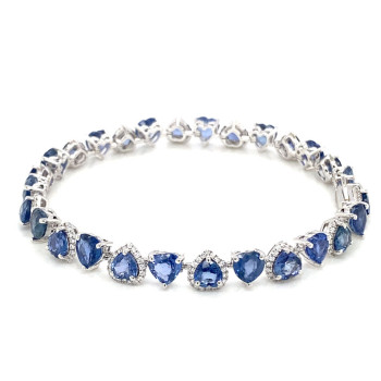 DIAMOND SAPPHIRE BRACELET