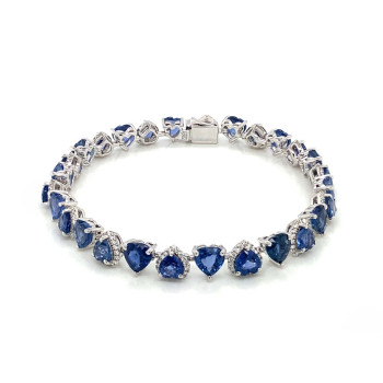 DIAMOND SAPPHIRE BRACELET