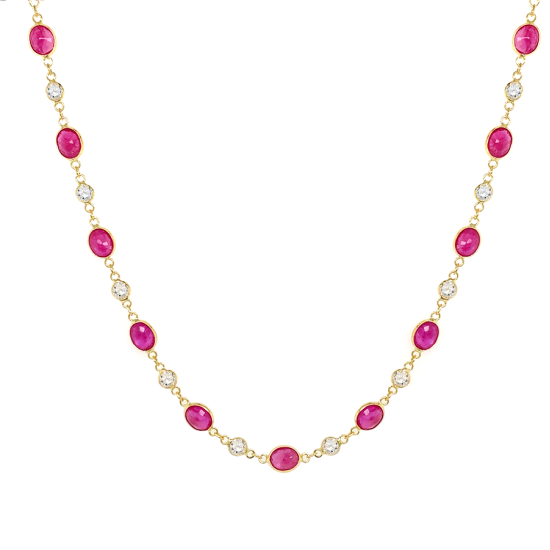 18K Gold RUBI Chain Studded With 26 Pieces Of Diamond