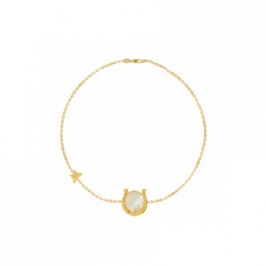 Horseshoe 18 K gold bracelet 