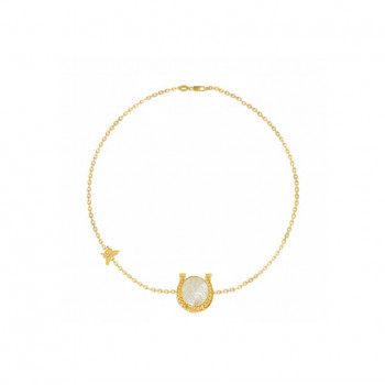 Horseshoe 18 K gold bracelet 
