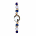 HORSE BRACELET WITH KYANITE AND SKY BLUE AGATE