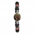 Horse bracelet with volcanic stone, Amastrin and black Onyx