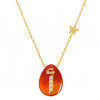 Red agate stone 