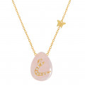 18K GOLD CHAIN WITH LETTER ( AIN ) WITH 10 PIECES OF DIAMONDS ON A STONE OF YOUR CHOICE