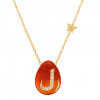 Red agate stone 