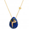 18K GOLD CHAIN WITH LETTER ( M ) WITH 7 PIECES OF DIAMONDS ON A STONE OF YOUR CHOICE