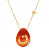 Red agate stone 
