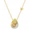 18K GOLD CHAIN WITH LETTER (S) WITH 8 PIECES OF DIAMONDS ON A STONE OF YOUR CHOICE