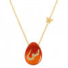 Red agate stone 