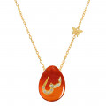 18K GOLD CHAIN WITH LETTER (S) WITH 8 PIECES OF DIAMONDS ON A STONE OF YOUR CHOICE