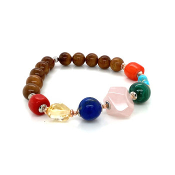 gold plated Royal Chakra bracelet 