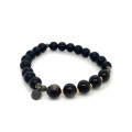 OBSIDIAN BRACELET WITH MATTE ONYX
