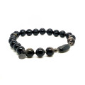 BLACK TOURMALINE BRACELET WITH OBSIDIAN AND ONYX
