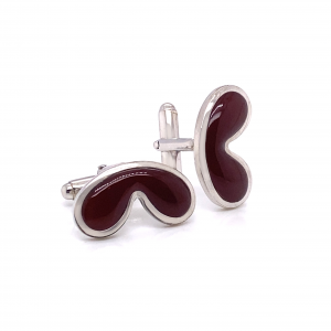 red agate cufflinks