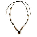 GOLDEN YUSR STRING NECKLACE AND OUD WOOD
