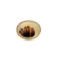 SILVER RING WITH TREE AGATE