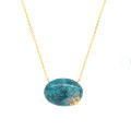 GOLD PLATED CRISCOLA NECKLACE WITH BUTTERFLIY LOGO