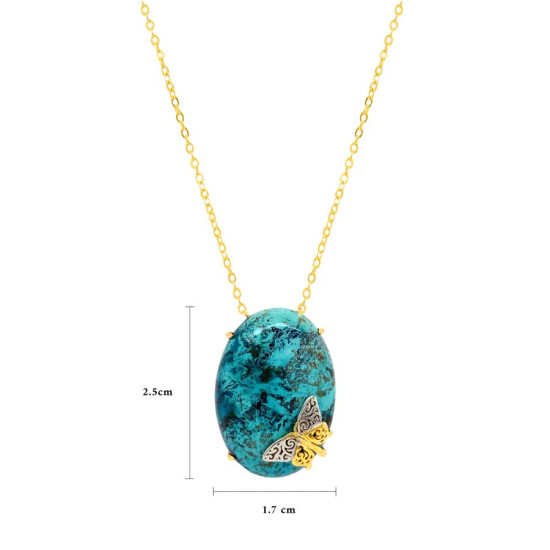 GOLD PLATED CRISCOLA NECKLACE WITH BUTTERFLIY LOGO GOLD PLATED CRISCOLA NECKLACE WITH BUTTERFLIY LOGO
