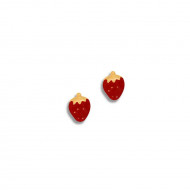 gold Earring strawberry shape    