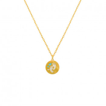 18KGold chain shell of various shapes
