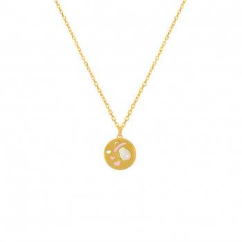 18KGold chain shell of various shapes