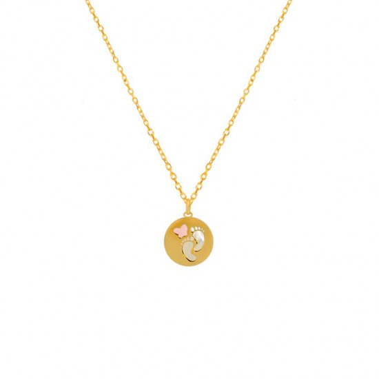 18KGold chain shell of various shapes