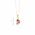 GOLD CHAIN FOR KIDS , WATERMELON SHAPE
