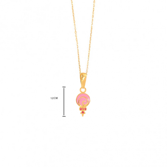 GOLD CHAIN FOR KIDS , CANDY SHAPE