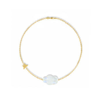 Moonstone 18k bracelet 