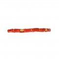 18K Gold bracelets with red coral stones 18K Gold bracelets with red coral stones