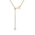 RUBI GOLD 18K CHAIN ( LOVE ) CRAFTED ON GRAY SEASHILL