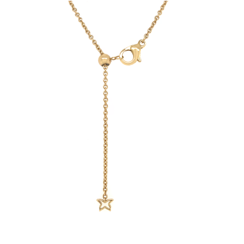 RUBI GOLD 18K CHAIN ( LOVE ) CRAFTED ON GRAY SEASHILL