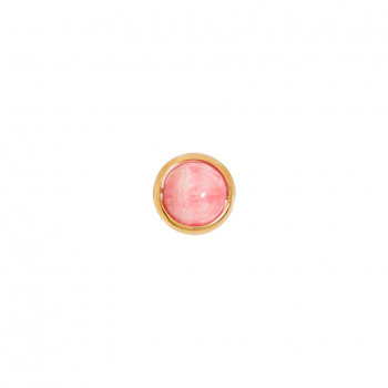 Planet gold chain 18k with rhodochrosite stone
