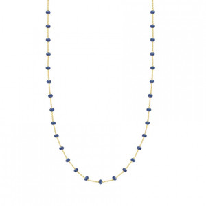 Gold chain 18K with Sapphire stones