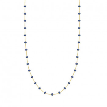 Gold chain 18K with Sapphire stones