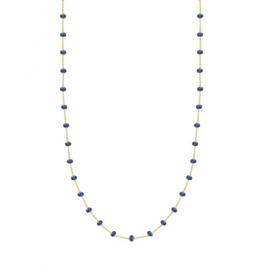 Gold chain 18K with Sapphire stones